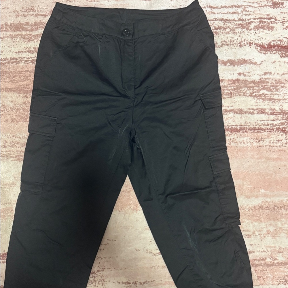 Ovo Black Cargo Pants